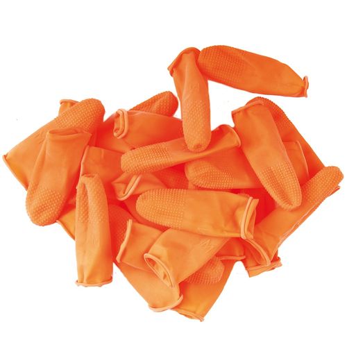 Show Tech Grippy Fingers Medium Finger 25szt. - gumowe paluszki wielokrotnego użytku do trymowania z antypoślizgową powłoką, średnie