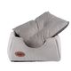 Biglo Roma Trio Gray 40x40x38cm - wielofunkcyjne legowisko budka dla psa i kota, szare