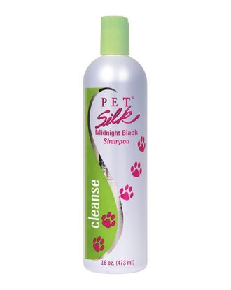 Pet Silk Midnight Black Shampoo - szampon pogłębiający czarny i ciemny kolor sierści, koncentrat 1:16 - 473ml