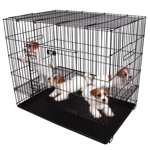 Show Tech Puppy Play Pen Small 92x61x81cm - klatka dla szczeniąt z podwójnym, regulowanym spodem
