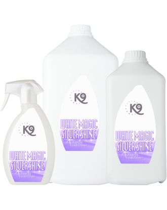 K9 Horse White Magic Silver Shine Spray - wielozadaniowa odżywka dla koni, do białej i srebrnej sierści