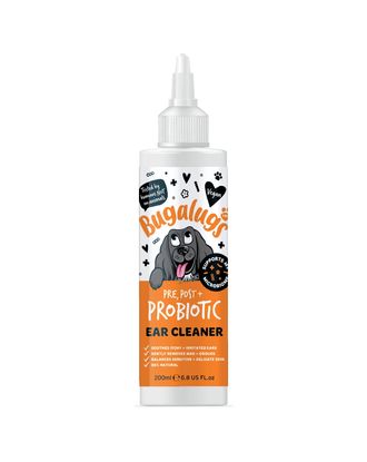 Bugalugs Pre, Post + Probiotic Ear Cleaner 200ml - probiotyczny płyn do czyszczenia uszu psa