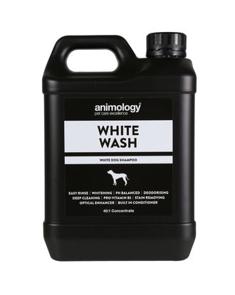 Animology White Wash Shampoo - szampon do białej  i jasnej sierści psów - 2,5L