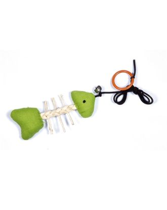 Cat&Rina Cat Toy Fishbone - rybka dla kota, zabawka na sznurku