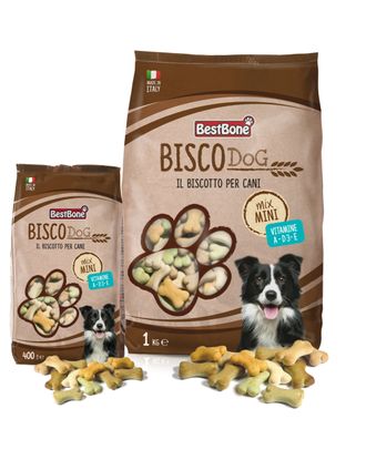 Best Bone Bisco Dog Mini Mix - pyszne smakołyki dla psów, w czterech smakach