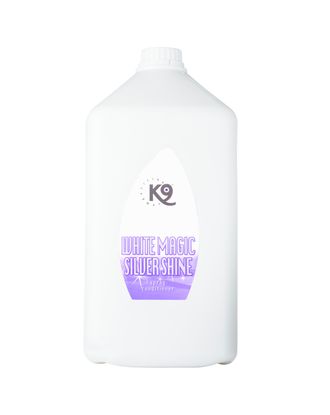 K9 White Magic Silver Shine Spray - wielozadaniowa odżywka dla koni, do białej i srebrnej sierści - 5,7L