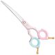 Blovi Teddy Line Pink Asian Style Scissors 6,5" - ultralekkie nożyczki gięte, aluminiowa rękojeść