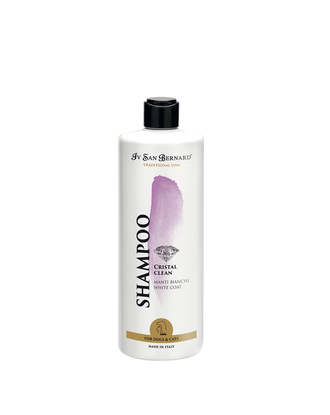 Iv San Bernard Cristal Clean Shampoo - szampon do sierści białej i jasnej psów, kotów - 500ml