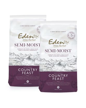 Eden Country Feast - półwilgotna karma dla psa z kaczką, jagnięciną, królikiem i dziczyzną - 2x 10kg