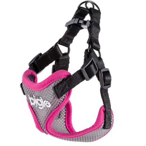 Biglo Air Flow Pink - lekkie, przewiewne i bezuciskowe szelki dla psa, różowe
