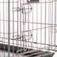 Flamingo Ebo Taupe - metalowa klatka dla psa, S: 43x61x50cm