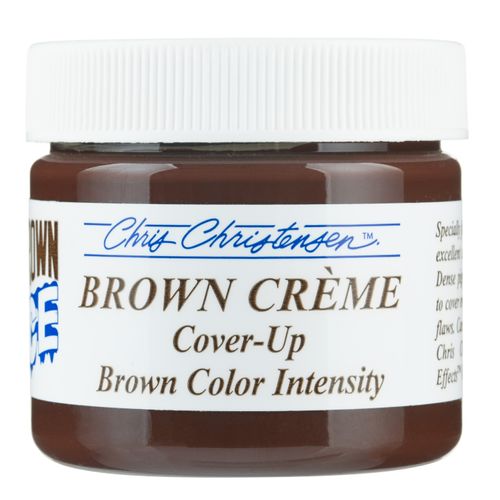 Chris Christensen Brown Ice Creme 71g - krem kryjący przebarwienia, brązowy