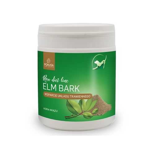 Pokusa RawDietLine Elm Bark 100g - kora wiązu dla psa, kota, wspomagająco przy wrażliwym układzie pokarmowym, biegunkach, wymiotach