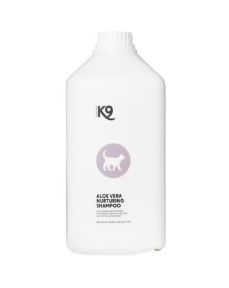 K9 Cat Aloe Vera Shampoo - nawilżający szampon dla kotów, z ekstraktem z aloesu, koncentrat 1:20 - 2,7L