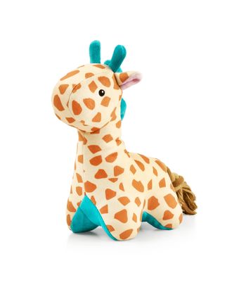 Max&Molly Huggles Giraffe Jerry - pluszak dla psa bez piszczałki, kolorowa żyrafa