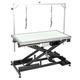 Blovi Luminous Pro Black 120x65cm - profesjonalny stół groomerski z podnośnikiem i podświetlanym, szklanym blatem LED