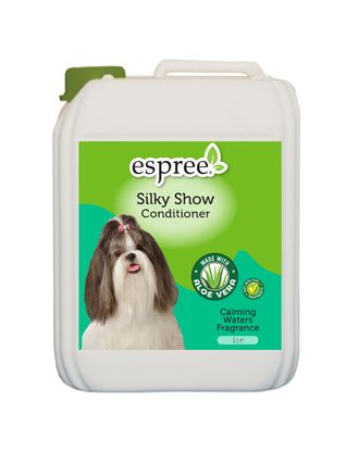 Espree Silky Show Conditioner - odżywka do długiej sierści psa, z proteinami jedwabiu - 5L