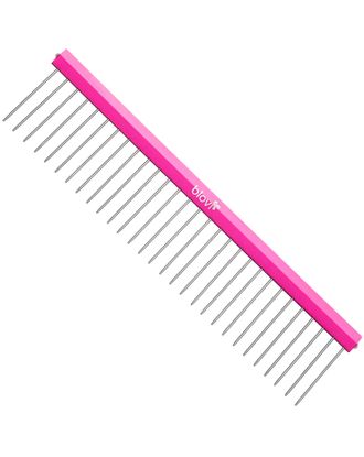 Blovi Ultralight Wide Comb 19cm - bardzo lekki grzebień metalowy dla psa, szeroki rozstaw pinów