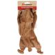 Flamingo Plush Dog Toy Rabbit  - szeleszczący, pluszowy królik z piszczałką, jasno brązowy