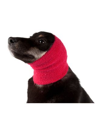 Show Tech Ear Buddy S - różowa opaska na uszy do suszenia płochliwych psów, mała