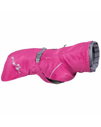 Hurtta Monsoon Coat II Eco Ruby - kurtka przeciwdeszczowa dla psa, różowa