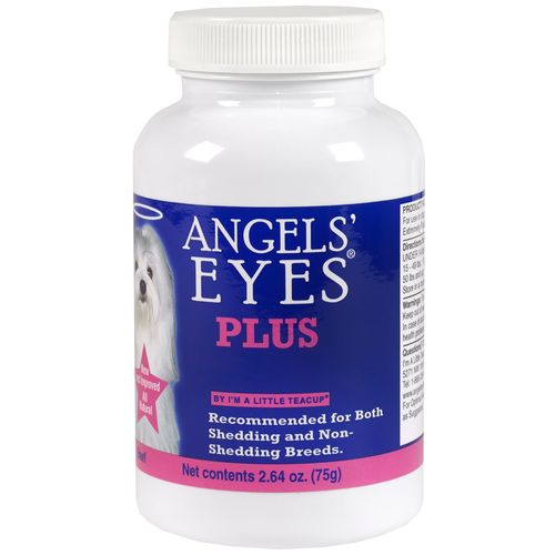 Angels Eyes Plus 75g - preparat do usuwania przebarwień dla psów i kotów o smaku wątróbki wołowej, ulepszona receptura