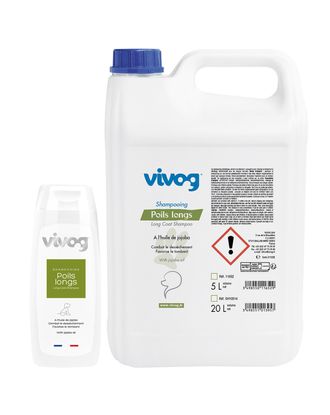 Vivog Poils Longs Shampoo - szampon dla psów długowłosych, z olejkiem jojoba