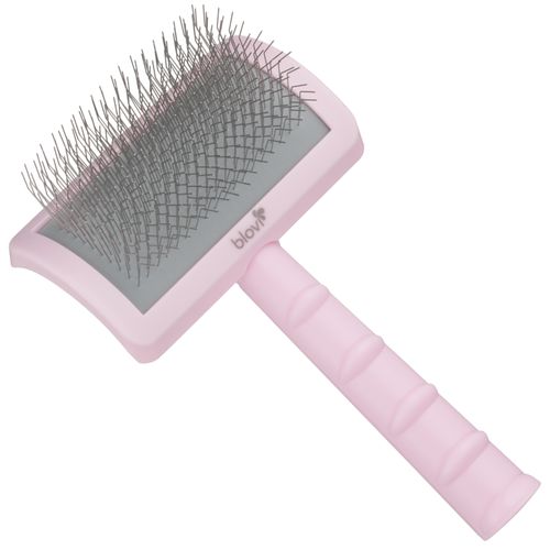 Blovi Tuffer Grooming Slicker Brush - szczotka pudlówka z długimi pinami 25mm, różowa