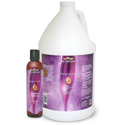Bio-Groom Indulge Creme Rinse - intensywnie nawilżająca, kremowa odżywka z olejkiem arganowym dla psa i kota, koncentrat 1:4