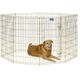 MidWest Gold Zinc Exercise Pen 61x107cm - solidny kojec, płotek dla psa z ocynku w kolorze złota