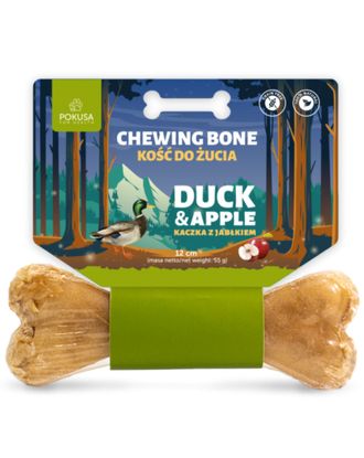 Pokusa Duck&Apple Chewing Bone - kość wołowa dla psa z kaczką i jabłkiem