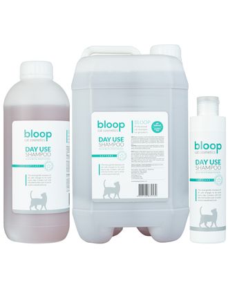 Bloop Day Use Shampoo Cat Care - delikatny szampon oczyszczający dla kota z pantenolem i keratyną, koncentrat 1:10