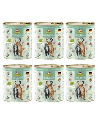 GranataPet DeliCatessen Venison &amp; Tuna - bezzbożowa mokra karma dla kota, dziczyzna i tuńczyk - 6x 800g