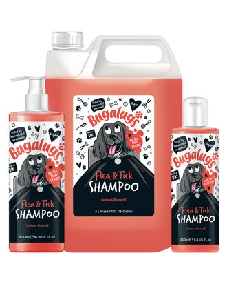 Bugalugs Flea & Tick Shampoo - szampon ochronny dla psa, z olejkiem Neem