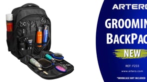 Artero BackPack Black - wygodny i pojemny plecak na sprzęt i akcesoria dla groomera 