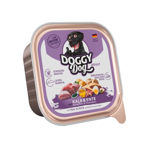 Doggy Dog Veal & Duck 150g - bezzbożowa mokra karma dla psa, z cielęciną i kaczką