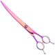 P&W ButterFly Side Curve Scissors 8" - profesjonalne nożyczki groomerskie proste, zagięte w bok, minimalizujące linię cięcia