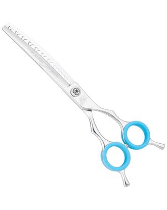 P&W AA Love Curved Chunkers 7" - degażówki groomerskie gięte, 20 ząbków typu chunker
