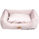Blovi Bed Velur Love Pink L - eleganckie welurowe legowisko dla psa i kota, prostokątne brudny róż