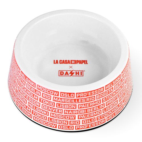 Dashi La Casa De Papel Gang Bowl - miska z melaminy, dla psa i kota, motyw z serialu Dom z Papieru
