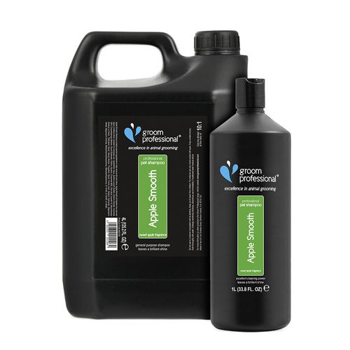 Groom Professional Apple Smooth Shampoo - szampon jabłkowy, do każdego typu sierści, koncentrat 1:10