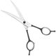 Geib Gator Trim 'n' Cut Curved Scissors - lekkie, ostre i poręczne nożyczki gięte z teflonowym uchwytem i cienkimi ostrzami