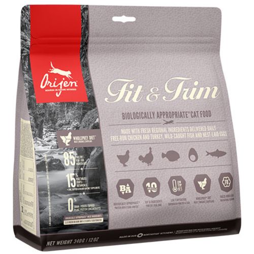 Orijen Fit & Trim Cat - karma dla kotów z nadwagą, drób, jaja, ryby