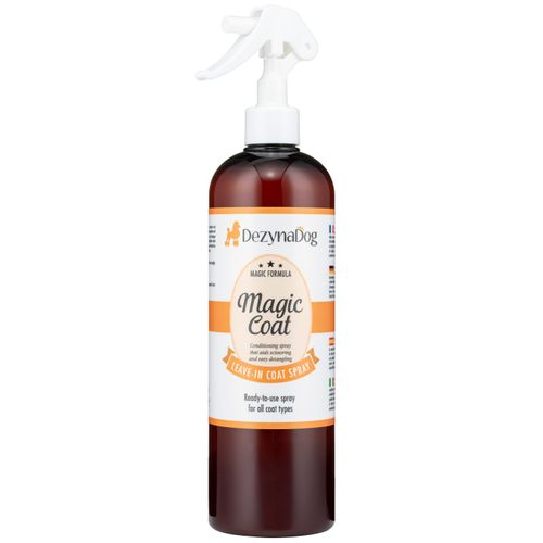 DezynaDog Magic Coat Leave-In Coat Spray 500ml - uniwersalna odżywka dla psa, bez spłukiwania