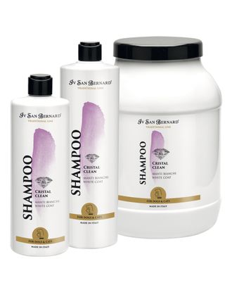 Iv San Bernard Cristal Clean Shampoo - szampon do sierści białej i jasnej psów, kotów