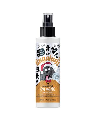 Bugalugs Gingerbread Cologne Christmas Edition 200ml - perfumowany spray dla psa, o zapachu świątecznych pierników