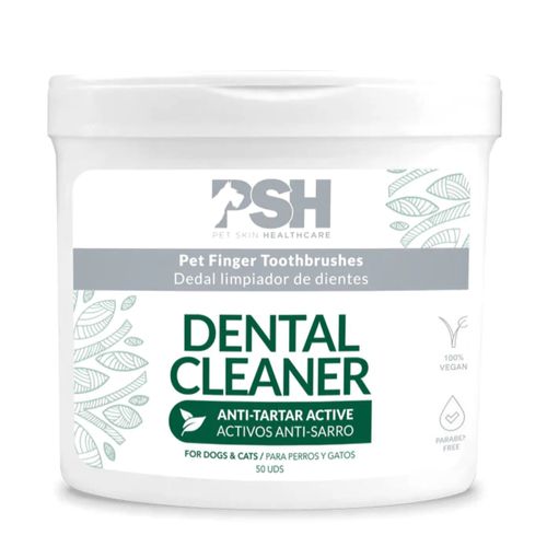 PSH Dental Cleaner Finger Toothbrushes 50szt. - jednorazowe czyściki do zębów psa i kota