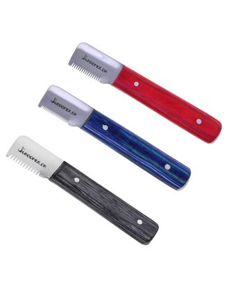 Groomer.dk Classic Trimmer Retro Edition - profesjonalny trymer klasyczny, z drewnianą kolorową rączką - Extra Coarse