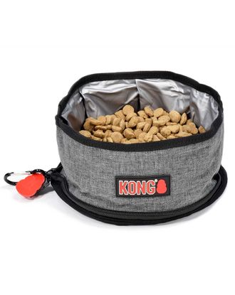 KONG Travel Fold-Up Bowl - miska podróżna dla psa i kota