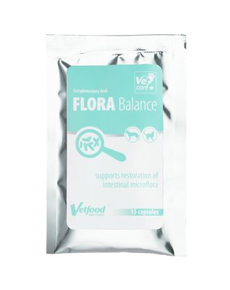 Vetfood Flora Balance - preparat wspierający pracę przewodu pokarmowego, dla psa i kota